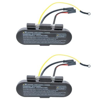 2 Зарядные базы для Ninebot MAX G30 Kickscooter Порт зарядного устройства для электрического скутера с резиновым ковриком В сборе Запчасти для ремонта