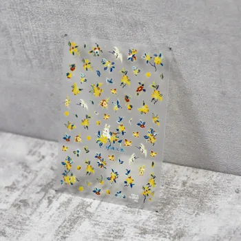 Милый Кролик Панда Цветы Персика 5D Мягкие Рельефные Рельефы Самоклеящиеся Наклейки Для Дизайна Ногтей В Китайском Стиле Прекрасные 3D Наклейки Для Маникюра 3