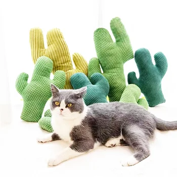 Игрушка для кошек Cactus Интерактивная Забавная Игрушка для кошек, Измельчающая Кошачью мяту Zixi, Игрушка для снятия Скуки, Скрежещущая Зубами, Скрежещущая Аксессуарами для домашних животных 2