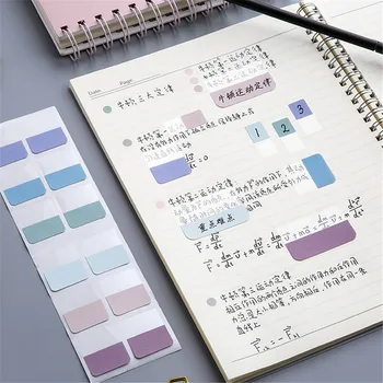 10 листов цветных индексных наклеек Morandi Самоклеящаяся этикетка с категориями, Маркерная бумага для дневника, планировщик повестки дня, наклейка для записи 3