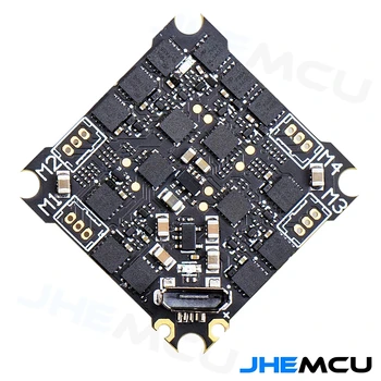 Новый контроллер полета JHEMCU Ruibet F4AIO F411 BLHELIS 12A 4в1 ESC 1-2 S 25,5X25,5 мм для FPV-системы Tinywhoop Cinewhoop Гоночный Дрон