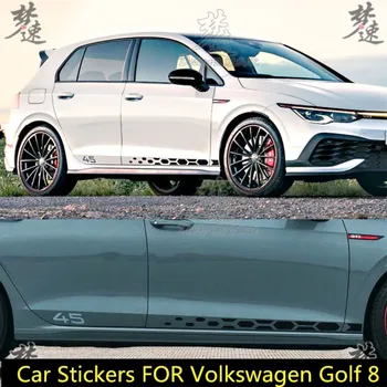 Автомобильные наклейки ДЛЯ Volkswagen Golf 8 с 45-летием, модные спортивные наклейки, аксессуары для пленки