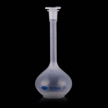 Экспериментальная Жаропрочная Школьная Посуда С Длинным Горлышком, Прочная Лабораторная Прозрачная Пластиковая Объемная Мерная Колба, Бутылка Точной Формы Вазы 0