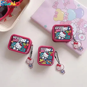 Hello Kitty Sanrio Аниме Airpodspro2 Поколения Чехол Для Гарнитуры Kawaii Беспроводная Bluetooth Гарнитура Защитный Чехол Милый Подарок Для Девочки