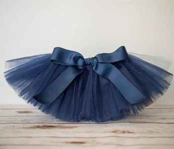 Новые детские юбки-пачки для маленьких девочек, однотонная нижняя юбка-балетная пачка ручной работы с бантом из ленты и цветочной повязкой на голове, юбка для новорожденных