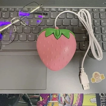 Новая Розовая Мышь Маленькая Оптическая Компьютерная Игровая мышь для ПК, Идеальный подарок для девочек 4