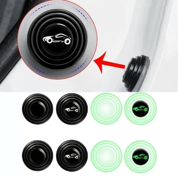 Новые 6 шт./лот, Шумоизоляционная прокладка для утолщения автомобиля, универсальная амортизирующая прокладка двери автомобиля для VW, противоударные наклейки на подушки