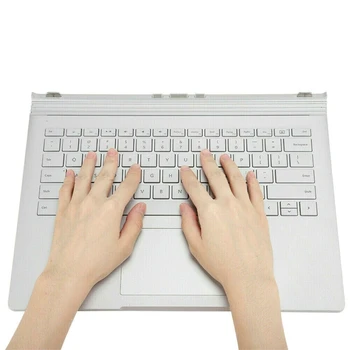 Беспроводная клавиатура 83XC с тачпадом для Surface Book 1, серебристый 2