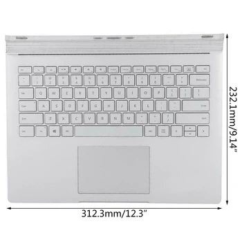 Беспроводная клавиатура 83XC с тачпадом для Surface Book 1, серебристый 5