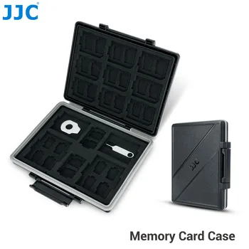 JJC Micro SD Card Case для Карт SD/microSD/TF/CF/XQD/CFexpress Типа A/B Держатель для Карт с Инструментами для Карт Водонепроницаемый Чехол Для Карт Памяти