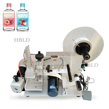 Высококачественная автоматическая машина для наклеивания этикеток на квадратные бутылки с рисунком, печатная машина для наклеек