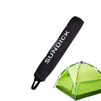 Сумка для палатки, походная сумка, портативное хранилище на молнии с ручкой, большая открывающаяся сумка для кольев, противоизносные аксессуары для кемпинга из стали