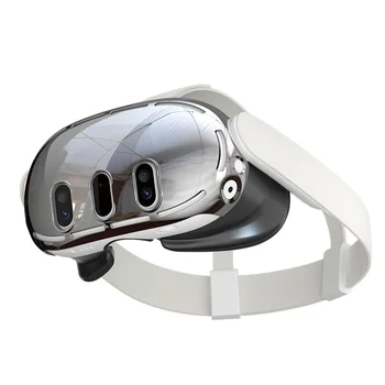 Чехол для виртуальной гарнитуры, защитный рукав для ПК, Пылезащитная лицевая оболочка для виртуальной гарнитуры, аксессуары для виртуальной реальности, совместимые с виртуальной гарнитурой Meta Quest 3