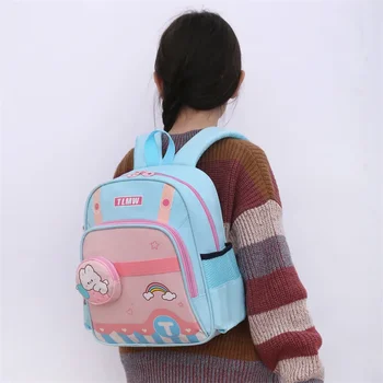 Детский рюкзак с рисунком из мультфильма, водонепроницаемые школьные сумки для детского сада, рюкзаки для мальчиков и девочек 3-6 лет, школьный ранец для учащихся 1-2 классов 2