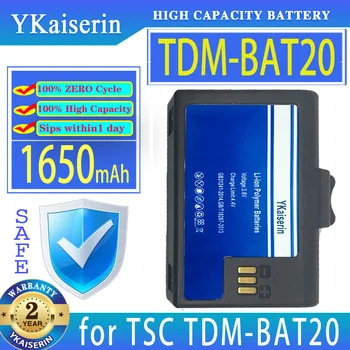 Аккумулятор YKaiserin TDMBAT20 1650mAh для TSC TDM-BAT20 Bateria