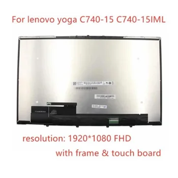 Модуль Сенсорного экрана Ноутбука FHD 1920*1080 Для Lenovo Yoga C740-15 C740-15IML 81TD Дисплей ЖК-Дигитайзер В сборе 5D10S39586