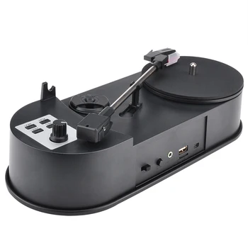 Мини-проигрыватель виниловых пластинок Граммофон с прямым вращением U-диска MP3 с двойной скоростью 33 дюйма