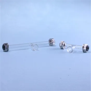 100 мм / 200 мм Помлариметровое стекло / трубка из редкого стекла с ЧАШКОЙ 1
