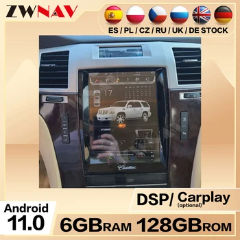 Android Экран Для Cadillac Escalade2007 2008-2014 Авторадио Мультимедиа Стерео Carplay Bluetooth Дисплей Головного устройства DSP GPS