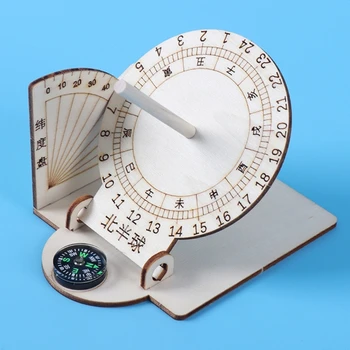 Новые часы Научные модели Деревянные Модели Украшения для рабочего стола 2