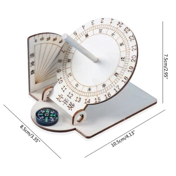 Новые часы Научные модели Деревянные Модели Украшения для рабочего стола 5