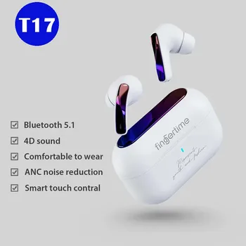 Беспроводные Наушники Высококачественный Звук ANC Наушники С Сенсорным Управлением T17 TWS True Bluetooth Гарнитура Игровая Музыка В Наушник-вкладыш