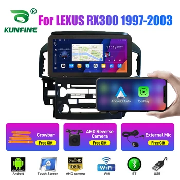 10,33 Дюймов Автомобильный Радиоприемник Для LEXUS RX300 1997-2003 2Din Android Восьмиядерный Автомобильный Стерео DVD GPS Навигационный Плеер QLED Экран Carplay