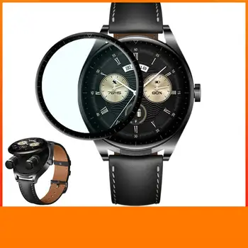 Защитная пленка для экрана часов из закаленного стекла, взрывозащищенная пленка, совместимая с аксессуарами Huawei Watch Buds