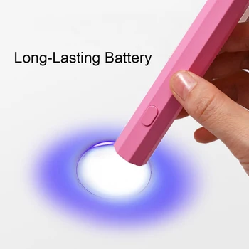 Мини-фонарик-ручка, портативная салонная быстросохнущая USB-сушилка для ногтей, инструменты для домашней фототерапии, перезаряжаемая УФ-светодиодная лампа, гель-лак