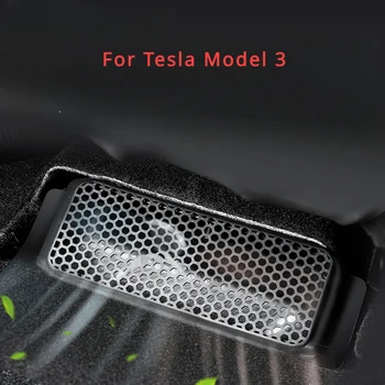 Крышка Воздуховода Автомобиля Для Tesla Model 3 Под Вентиляционным Отверстием Сиденья Пылезащитный Чехол Для Стайлинга Автомобилей Аксессуары Для Интерьера Tesla Model 3