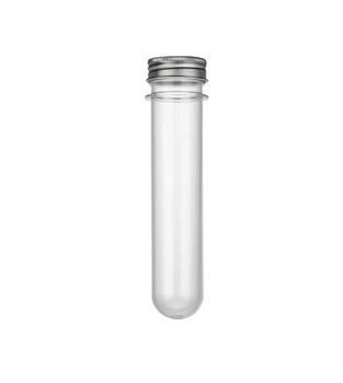 35шт 24шт ПЭТ 40 мл Прозрачная Пластиковая Пробирка Бутылка для конфет Контейнер для теста Тюбик Соли для ванны с Алюминиевыми Завинчивающимися крышками 4