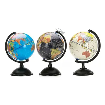 20-сантиметровый белый глобус с картой мира и поворотной подставкой, развивающая игрушка по географии, расширяющая знания о Земле и географии Английский Горячий