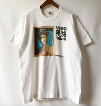 Винтажная футболка 90-х Twin Peaks Laura Palmer Мужская Женская Унисекс S-5XL LB7363
