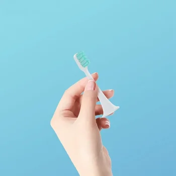 Сменные насадки-щетки для XIAOMI MIJIA T300/500 Sonic Electric Toothbrush Cleaner с мягкими вакуумными насадками из щетины DuPont 10ШТ 5