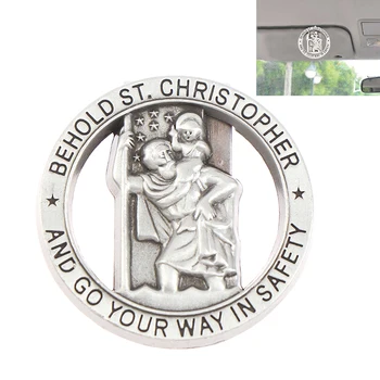 Зажим для автомобильного козырька St Christopher Medal, Солнцезащитные аксессуары для автомобилей 1
