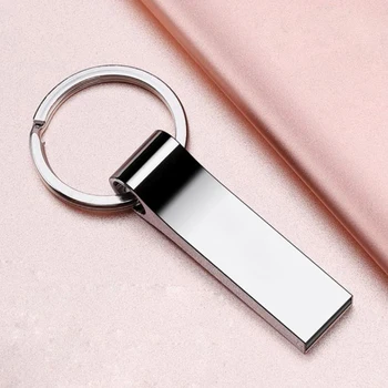 Флэш-накопители USB емкостью 2 ТБ с металлическим брелоком для ключей USB Flash Disk Pendrive Flash Memory Stick USB3.0 5