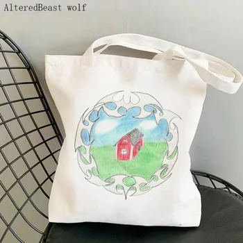 Женская сумка для покупок Lola Flores Whirlwind Of Colors С принтом CanvasTote Bag Harajuku Shopping Canvas Shopper Bag girl Tote Bag 5