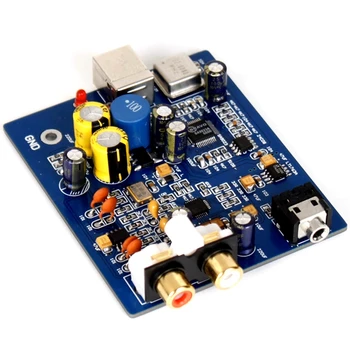 1 ШТ Синий Dlhifi ES9018K2M SA9023 Плата декодера USB HIFI DAC Поддержка внешней звуковой карты 24Bit 92K для усилителя 1