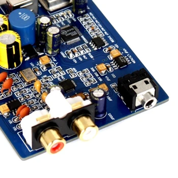 1 ШТ Синий Dlhifi ES9018K2M SA9023 Плата декодера USB HIFI DAC Поддержка внешней звуковой карты 24Bit 92K для усилителя 4