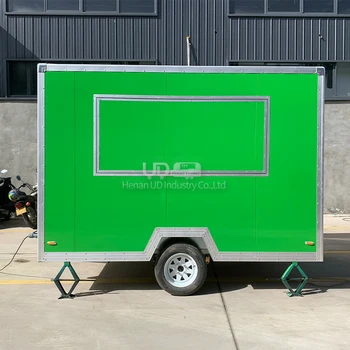 Прицеп для хот-догов и мороженого Передвижной Бар Тележка для пиццы Taco Food Truck Передвижной трейлер для еды Полностью оборудованный Концессионный Трейлер для еды 1