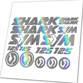 Для Sym Shark 125 отличительных знаков, набор наклеек для гонок на мотоциклах и скутерах, доступны все цвета