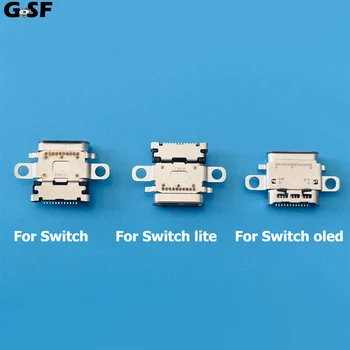 GSF 10 шт. Новый для консоли Switch Ns Oled Разъем USB Type-C для зарядки питания Разъем порта NS LITE