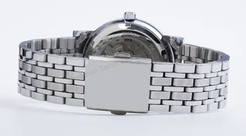 2018 Мужские часы из нержавеющей стали, Мужские часы с автоматической датой, автоматические часы с автоподзаводом, модный ремешок, наручные часы с циферблатом 5