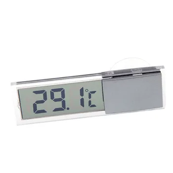 Автомобильный термометр с Осциллографом Цельсия Фаренгейта ЖКЦифровой измеритель температуры Присоска для внутренней наружной продажи 3