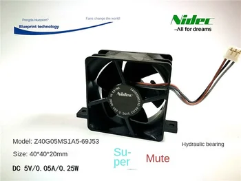 Новый Mute Z40G05MS1A5-69J53 5v0. 05A 4020 4-см охлаждающий вентилятор с гидроприводом 40*40*20 мм