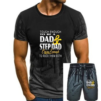 Мужская футболка папа отчим классная женская Футболка тройники топ