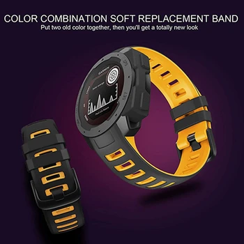 Силиконовый Ремешок Для Garmin Instinct/Киберспортивный/Тактический/Tide Solar Bands Сменный Смарт-Ремешок Для Часов Quick Fit Wristband Correa 4