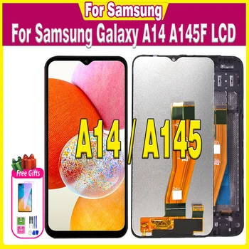 100% Протестировано Для Samsung Galaxy A14 A145F A145F/DSN Дисплей Сенсорный Экран Для Samsung A145 A145M/DS ЖК-Дигитайзер В сборе