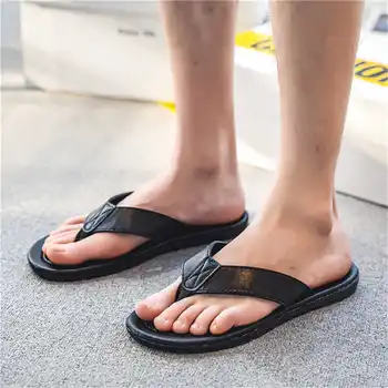 Мужские пляжные сандалии Sumer Number 43 Slipper Для мужчин, обувь для босоножек, кроссовки, спортивные кроссовки, комфортная обувь на плоской подошве в стиле ретро 1