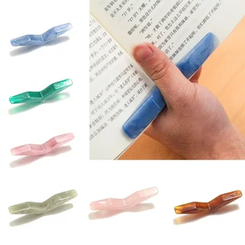 Клей для закладки для большого пальца из смолы Bookpress Creative Reading Assistant Портативная закладка для школьных принадлежностей Kawaii для учащихся